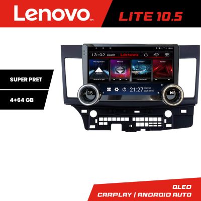 Navigatie MITSUBISHI LANCER Kit-037 Lenovo  8 core 4+64 10.5 inch Incell 1K android Wifi 5Ghz gps internet