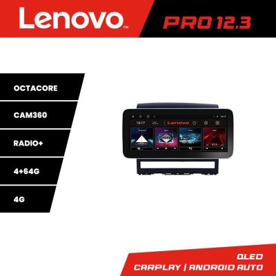 Navigatie Fiat Albea 2009-2014 K-Albea Lenovo PRO 4+64 12.3 inch qled android 4G DSP gps internet