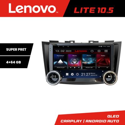 Navigatie Suzuki Swift 2010-2017 Kit-179 Lenovo  8 core 4+64 10.5 inch Incell 1K android Wifi 5Ghz gps internet