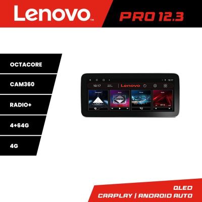Navigatie Kia Rio 2019- Lenovo PRO 4+64 12.3 inch qled android 4G DSP gps internet  kit-rio-2020-