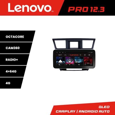 Navigatie Toyota Highlander 2007-2013 Lenovo PRO 4+64 12.3 inch qled android 4G DSP gps internet