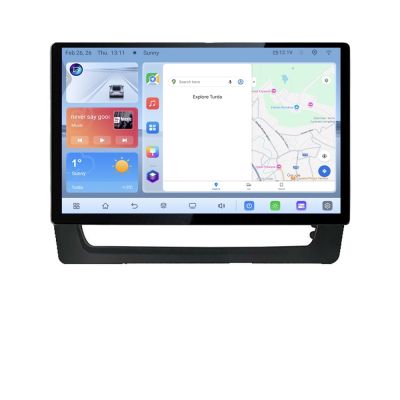 Navigatie dedicata Mitsubishi ASX 2020 N-asx2020 Edonav ecran 13" 1K 4+64 Android Waze USB Navigatie 4G 360 Toslink Youtube Ra