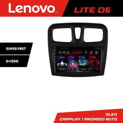 Navigatie Dacia Sandero 2012-2020 var B Android radio gps internet 8 core 6+128 Lenovo