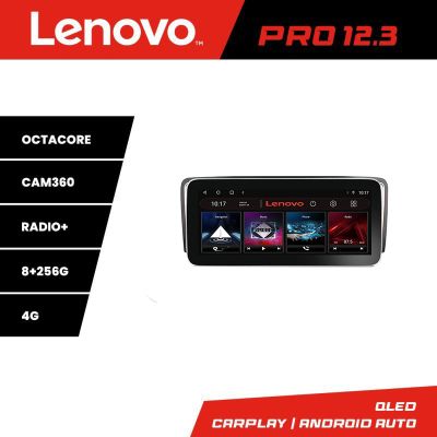 Navigatie VW Sharan 2011-2020 K-SHARAN Lenovo PRO 8+256 12.3 inch qled android 4G DSP gps internet  v1