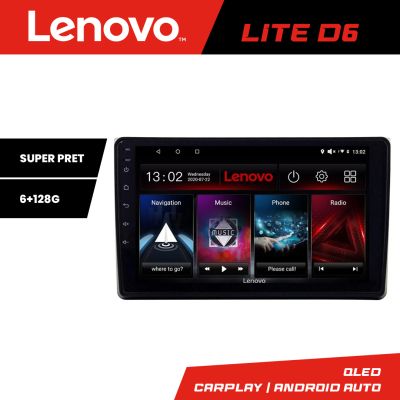 Navigatie Audi A4 B6 Lenovo Kit-050 8 core 6+128 GB Android Waze USB Navigatie Internet Youtube Radio