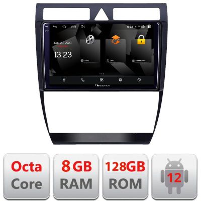 Navigatie Audi A6 5960Pro-102 Android Octa Core Qualcomm 2K Qled 8+128 DTS DSP 360 4G Optical