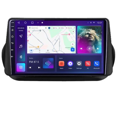 Navigatie Peugeot Bipper, CitroenNemo, Fiat Qubo 2008-2017 Android radio gps internet 4+64 carplay android auto Kit-bipper+EDT-E310v3 v1