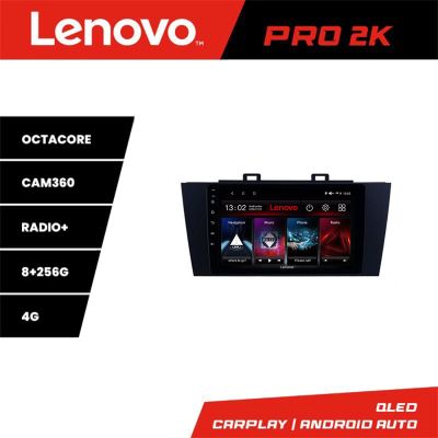Navigatie Subaru Outback 2014-2019 sau Subaru XV 2017-2018 Lenovo Kit-OUTBACK5 8 core QLED 2K 8+256 360 Android Waze USB Navigatie Internet Youtube Radio