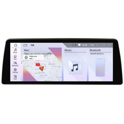 Navigatie BMW Seria 5 E60 2006-2012 cu ecran CIC Android ecran 10.25" 4+32 4G BT