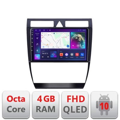 Navigatie Audi A6 B-102 Android Ecran QLED octa core 4+64 carplay android auto KIT-102+EDT-E309V3