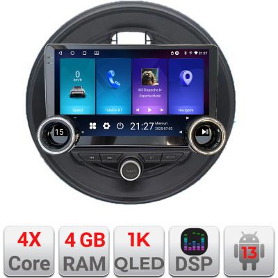 Navigatie Mini 2015-2019 masini fara ecran color de fabrica Edotec 4+64 10.5 inch Incell 1K android Wifi 5Ghz gps internet