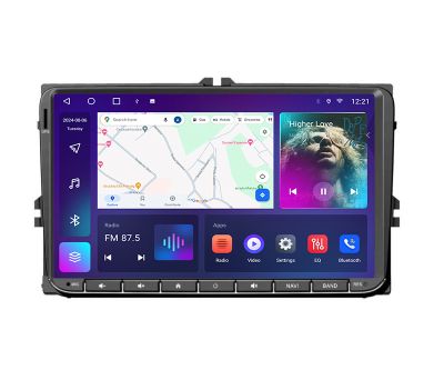 Navigatie VW Seat Skoda EDT-E305 cu Android GPS Internet Bluetooth Radio 8core 4+64 4G carplay wireless v2