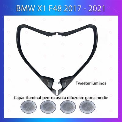 Lumini Ambientale NIGHTVIBE BMW Seria X1 2017-2021 dedicat tweeter control telefon sau sistem original