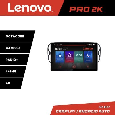 Navigatie VW Tiguan si Golf Plus 2012-2016 Lenovo PRO 4+64 13 inch 2K android 4G DSP gps internet  Kit-489v2