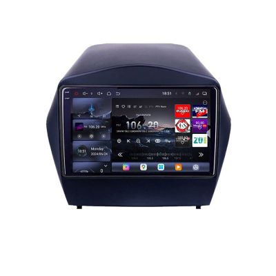 Navigatie Hyundai IX35 Kit-361 8 core QLED 2K 16+512GB 360 Android Waze USB Navigatie Internet Youtube Radio