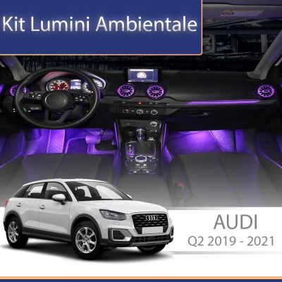 Lumini Ambientale NIGHTVIBE Audi Q2 2019-2021 set complet control telefon sau sistem original