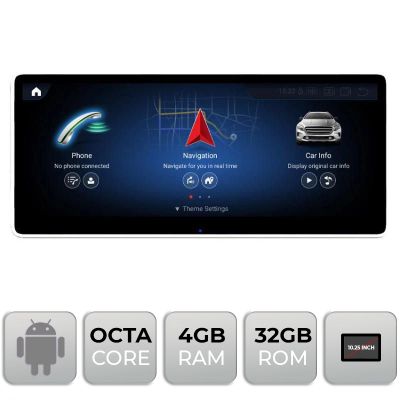 Navigatie Mercedes E Coupe W207 2012-2014 NTG4.5 ecran de 10.25" Android gps 4G 4+32 1920x720