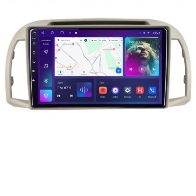 Navigatie Nissan Micra 2002-2010 Android radio gps internet 4+64 carplay android auto KIT-micra2003+EDT-E309v3