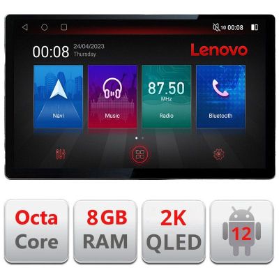 Navigatie Mercedes SL W230 2004-2011 N-W230 ecran 13" 2K 8+128 Android Waze USB Navigatie 4G 360 Toslink Youtub