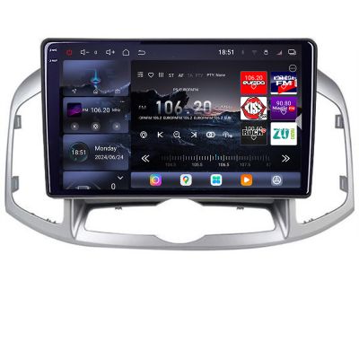 Sistem Multimedia MP5 Chevrolet Captiva 2012-2018 Manual Edotec Kit-109 8 core QLED 2K 16+512GB 360 Android Waze USB Navigatie Internet Youtube Radio