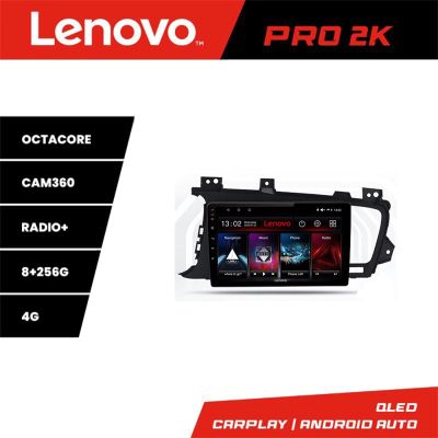 Navigatie Kia Optima 2011-2013 Lenovo Kit-091 8 core QLED 2K 8+256 360 Android Waze USB Navigatie Internet Youtube Radio