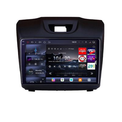 Navigatie Isuzu D-Max 2015+  Edotec Kit-2234 8 core QLED 2K 16+512GB 360 Android Waze USB Navigatie Internet Youtube Radio