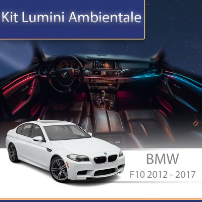Lumini Ambientale NIGHTVIBE  BMW Seria 5 (F10) 2012-2017 dedicat set complet cu trimuri control telefon sau sistem original