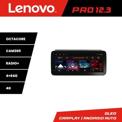 Navigatie Seat Arona Lenovo PRO 4+64 12.3 inch qled android 4G DSP gps internet  8Core