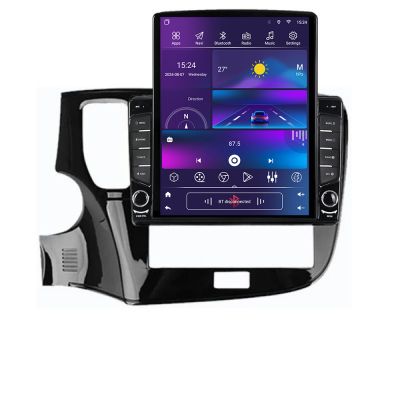 Navigatie Mitsubishi Outlander 2014- H-1230 ecran tip TESLA 9.7" cu Android Radio Bluetooth Internet GPS WIFI 4+32GB D