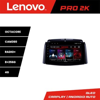 Navigatie Renault Koleos 2009-2016 Lenovo Kit-KOLEOS 8 core QLED 2K 8+256 360 Android Waze USB Navigatie Internet Youtube Radio