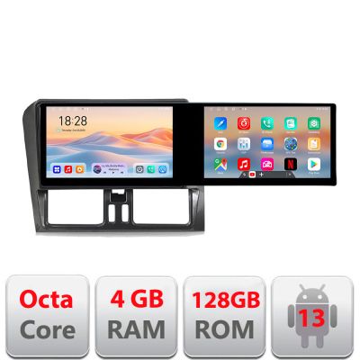 Navigatie dedicata Volvo XC60 Kit-272 Edotec 2 ecrane  8 core 4+128 21.6 inch Incell android Wifi 5Ghz gps internet