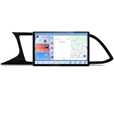 Navigatie dedicata Seat Leon MIB N-306 Edonav ecran 13" 1K 4+64 Android Waze USB Navigatie 4G 360 Toslink Youtube R