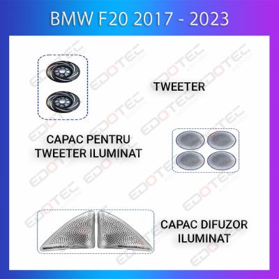 Lumini Ambientale NIGHTVIBE BMW Seria 1 2017-2023 dedicat difuzor iluminat control telefon sau sistem original