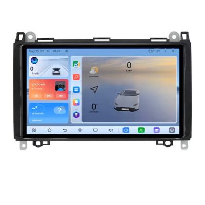 Navigatie Mercedes VW C-068 Android 8 Core 2.2 Ghz 8+128 Qled 1K ADAS 4G LTE GPS 360 KIT-068+EDT-E409V3