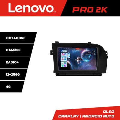 Navigatie S Klass w221 Android radio bluetooth internet 8 core QLED 2K 12+256 360 Lenovo