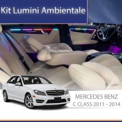 Lumini Ambientale NIGHTVIBE Mercedes W204 2011-2014 dedicat ventilator iluminat control telefon sau sistem original