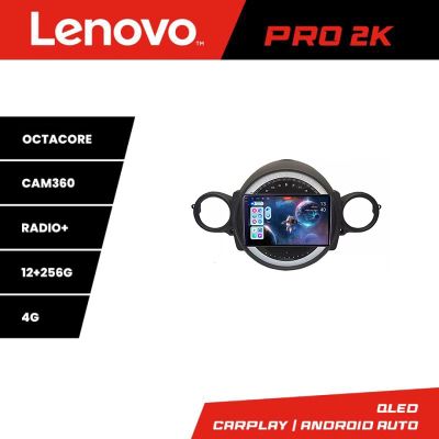 Navigatie Mini 2007-2011 8 core QLED 2K 12+256 360 Android Waze USB Navigatie Internet Youtube Radio Lenovo