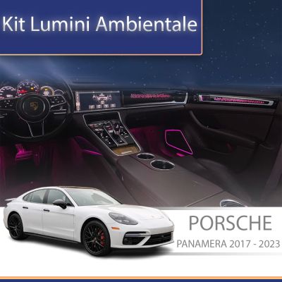 Lumini Ambientale NIGHTVIBE Porsche Panamera 2017-2021 set complet cu trimuri control telefon sau sistem original