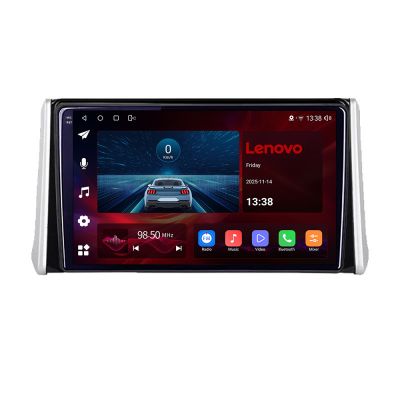 Navigatie Toyota RAV4 gen 5 2018-2020, Lenovo Ultra Original, Qualcomm 8-Core, 4G, Camera 360, CarPlay Wireless, 4+64GB, 10.1"