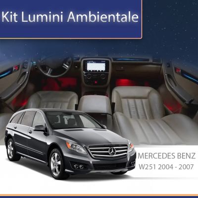 Lumini Ambientale NIGHTVIBE Mercedes W251 R Class set complet control telefon sau sistem original