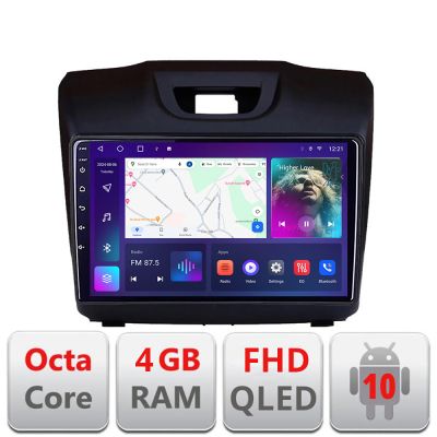 Navigatie Isuzu D-Max B-2234 Android Ecran QLED octa core 4+64 carplay android auto KIT-2234+EDT-E309V3