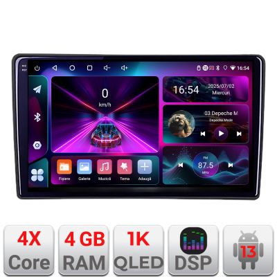 Navigatie Peugeot 308 2013-2017 A-308 cu Android Radio Bluetooth internet  4+64 InCell Display 1K