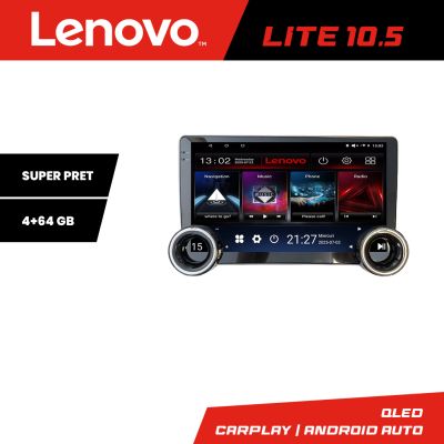 Navigatie Peugeot 208 2008 Kit-PSA Lenovo  8 core 4+64 10.5 inch Incell 1K android Wifi 5Ghz gps internet