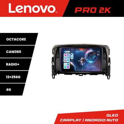 Navigatie Mitsubishi Eclipse Cross 2017- Android radio gps internet 8 core QLED 2K 12+256 360 Lenovo