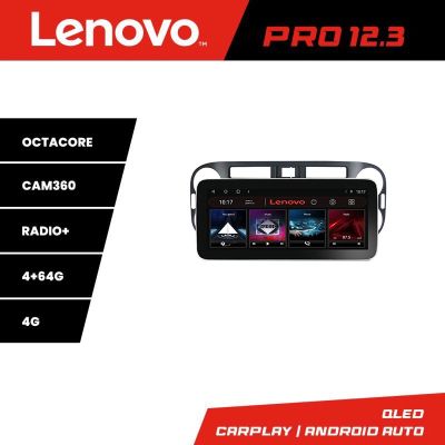 Navigatie VW TIGUAN si Golf Plus 2001-2011 Lenovo PRO 4+64 12.3 inch qled android 4G DSP gps internet  8Core