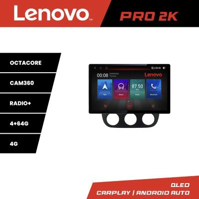 Navigatie VW Golf 5 2004-2010 clima automatica Lenovo PRO 4+64 13 inch 2K android 4G DSP gps internet  KIT-golf5-automatic