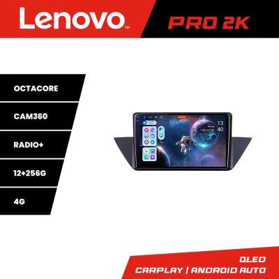 Navigatie BMW X1 E84 Lenovo Kit-219 cu Android Radio Bluetooth internet 8 core QLED 2K 12+256 360