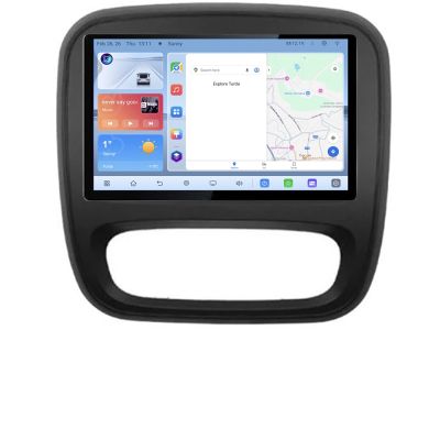 Navigatie dedicata Renault Trafic 2014-2017 N-rt09 Edonav ecran 13" 1K 4+64 Android Waze USB Navigatie 4G 360 Toslink Youtube V1