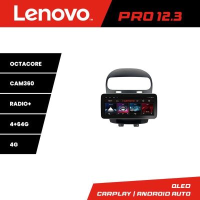 Navigatie Fiat Freemont Dodge Journey 2012-2019 Lenovo PRO 4+64 12.3 inch qled android 4G DSP gps internet 32