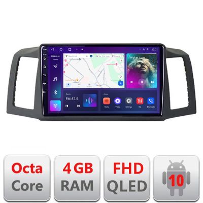 Navigatie Jeep Grand Cherokee 2008-2010 Android radio gps internet 4+64 carplay android auto Kit-cherokee-2009+EDT-E310v3